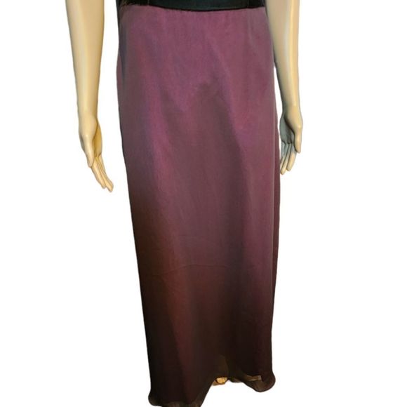 Jim Hjelm occasions Dress black  brown Burgundy Size 10 - Picture 9 of 16